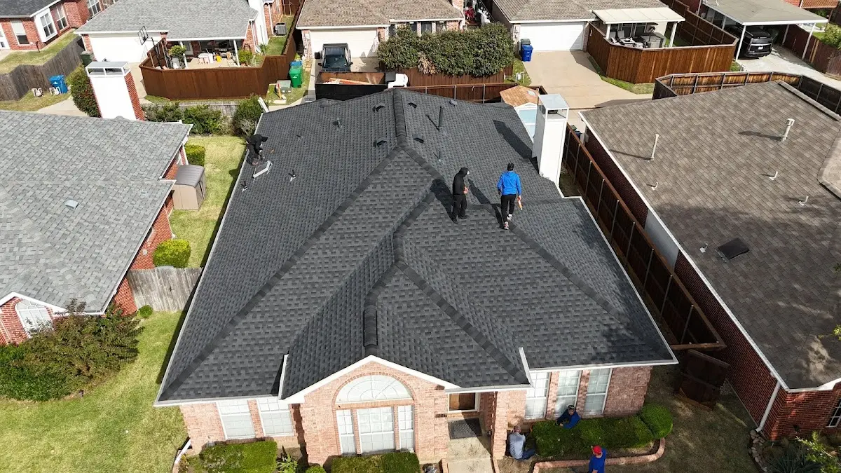 Commercial Roofing work in progress on a Gardena property